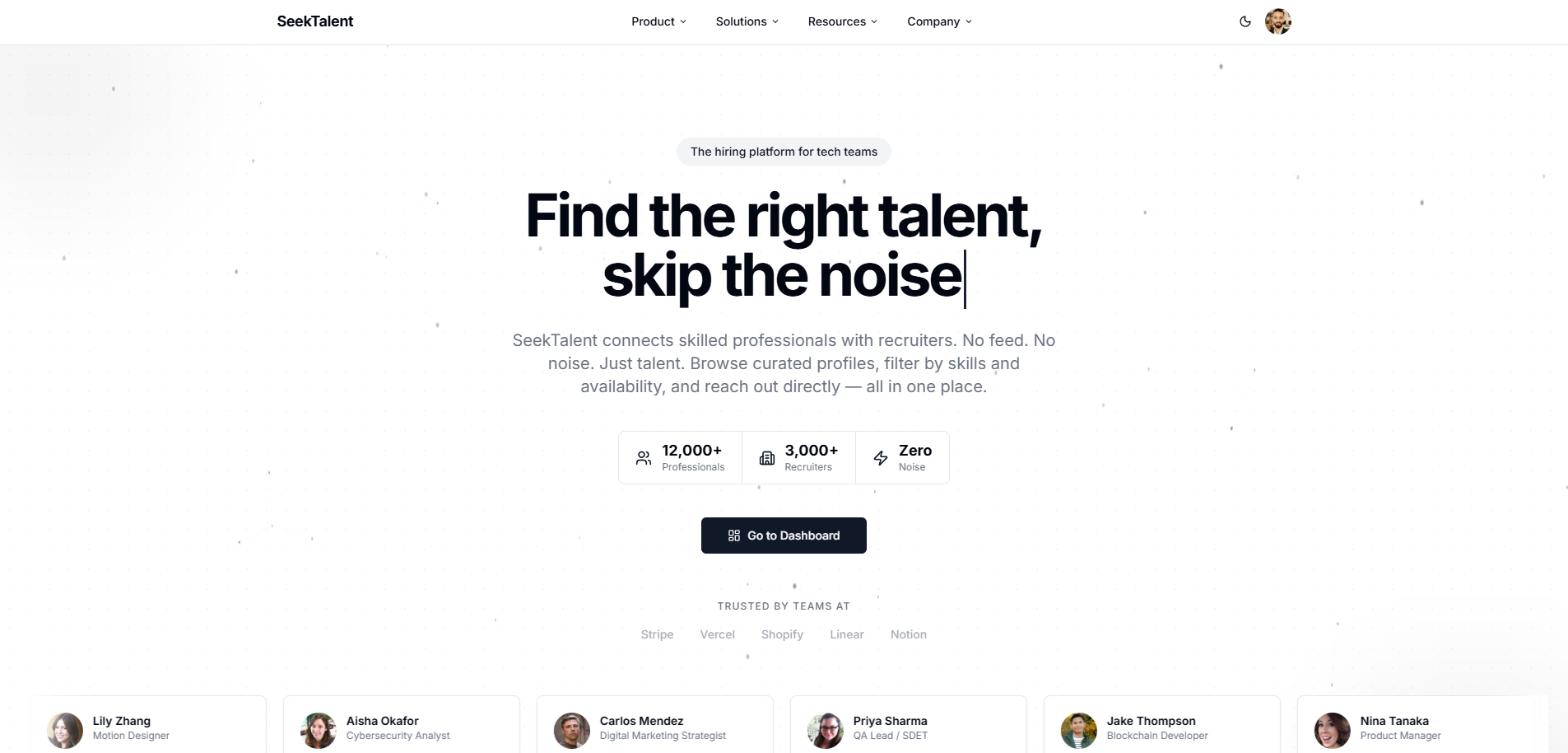 SeekTalent - SeekTalent is a direct-to-talent hiring platform t